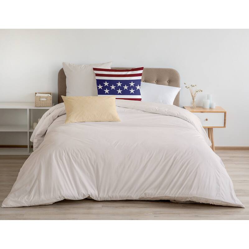 July 4th Stars and Bars Decorative Throw Pillow