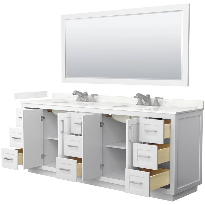 Wyndham Collection WCF292984D-QTZ-US3M70 Miranda 84" Free Standing