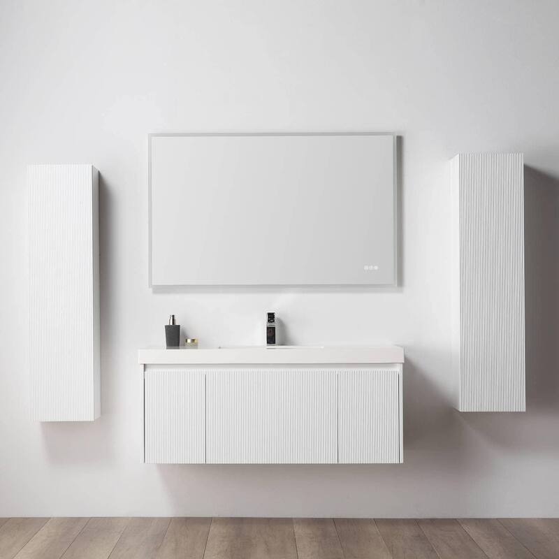 Blossom Positano 48" Floating Vanity with Sink & 2 Side Cabinets