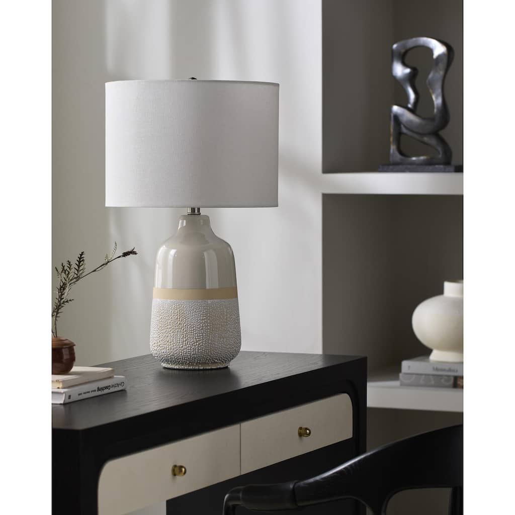 Livabliss Togo Global Accent Table Lamp - 24"H x 14"W x 14"D