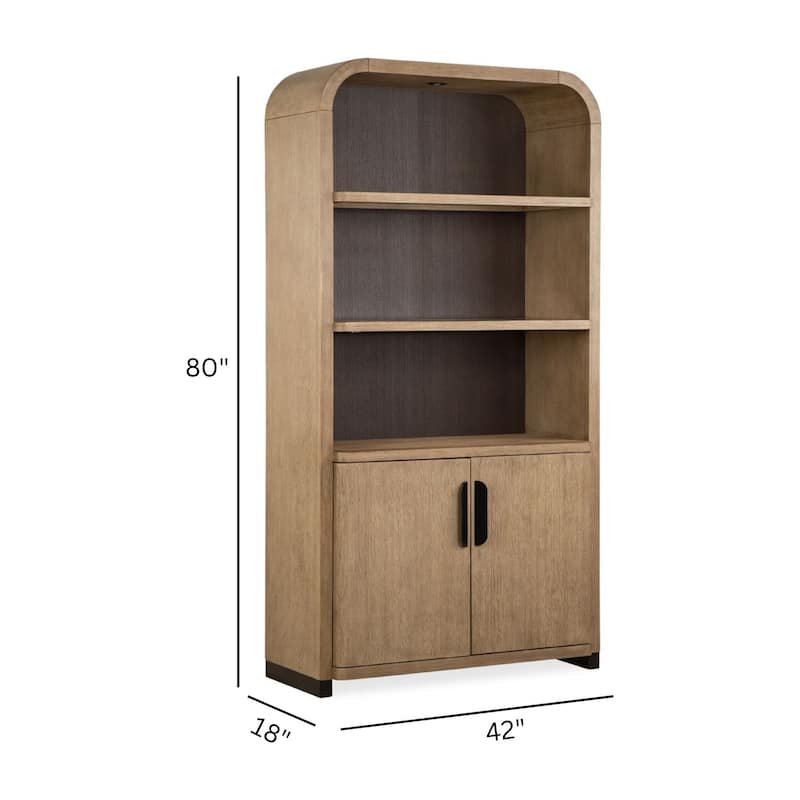 Magnussen Home Tristan Swiss Coffee Dining Cabinet - 42''W x 18''D x 80''H