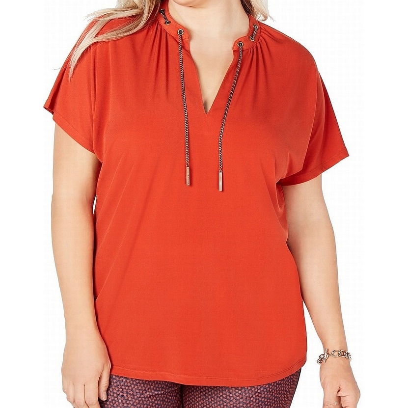 michael kors blouses orange