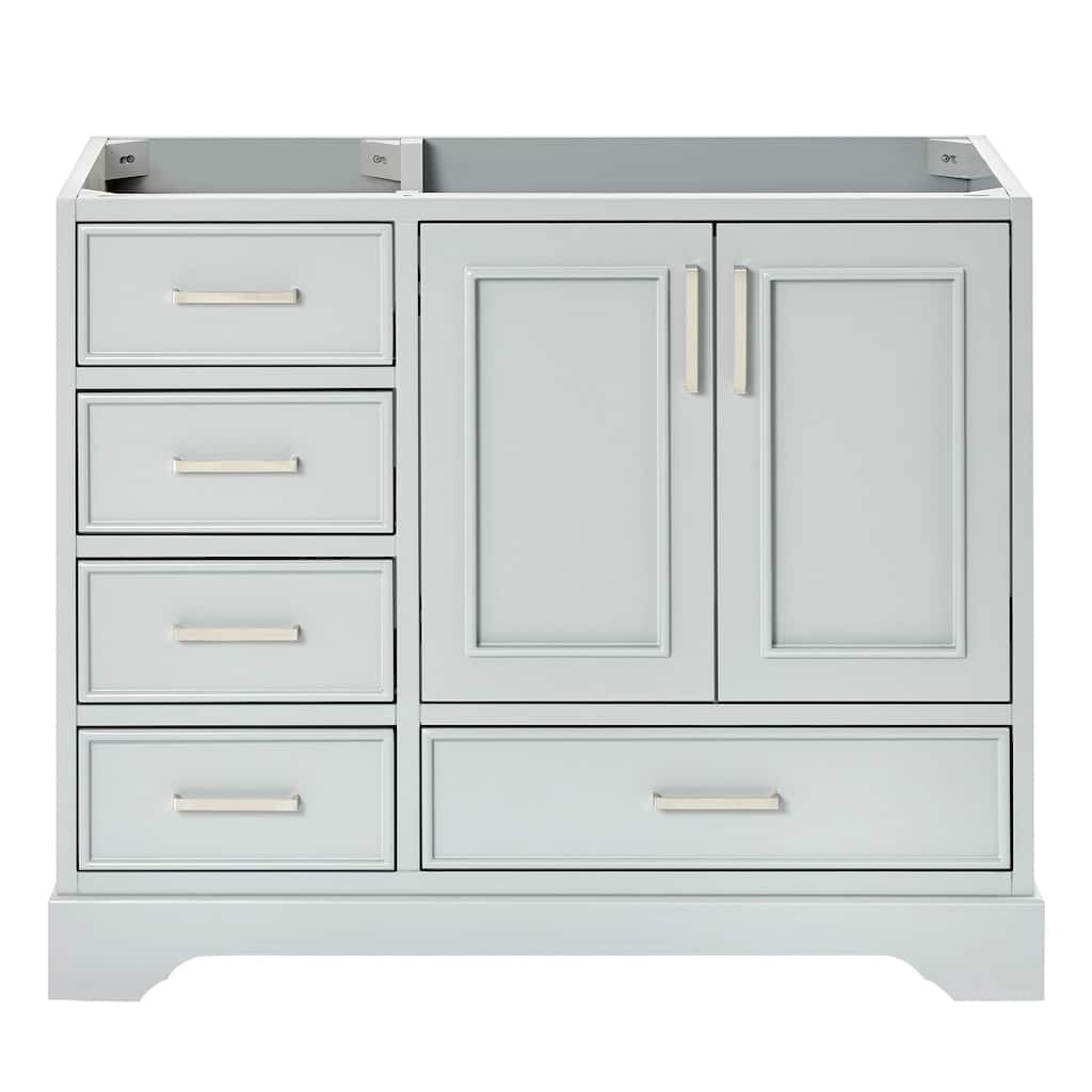 Ariel M042S-R-BC Stafford 43" Single Free Standing Vanity Cabinet Only