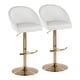 preview thumbnail 9 of 84, Porch & Den Livesey High Back Adjustable Bar Stool with Rounded T Footrest (Set of 2)