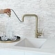 preview thumbnail 28 of 41, STYLISH Kitchen Sink Faucet Single Handle Pull Down Dual Mode in Stainless Steel - Faucet Height: 14 3/8" | Spout Height: 7 7/8"