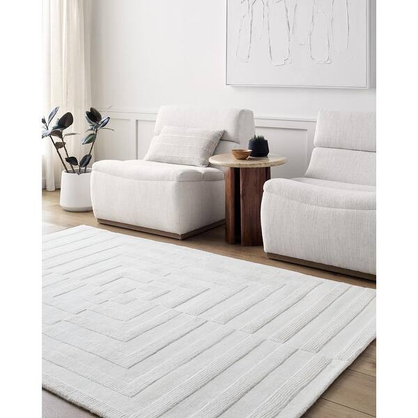 slide 2 of 6, Livabliss Mystique Modern & Contemporary Geometric Area Rug 2' x 3'