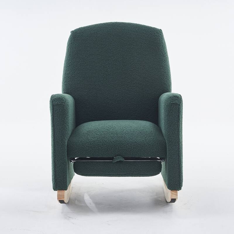 Rocking Chair With Adjustable Footrest