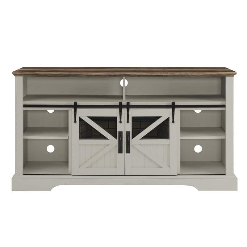 60 Inch Electric Fireplace Entertainment Center With Door Sensor