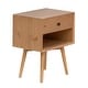 preview thumbnail 24 of 24, Middlebrook Mid-Century Solid Wood 1-Drawer Nightstand, Set of 2