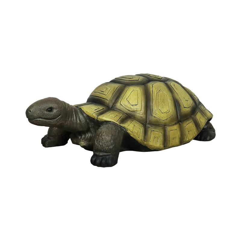 Garden Turtle Statue, Outdoor Concrete Tortoise Statue for Home Decor