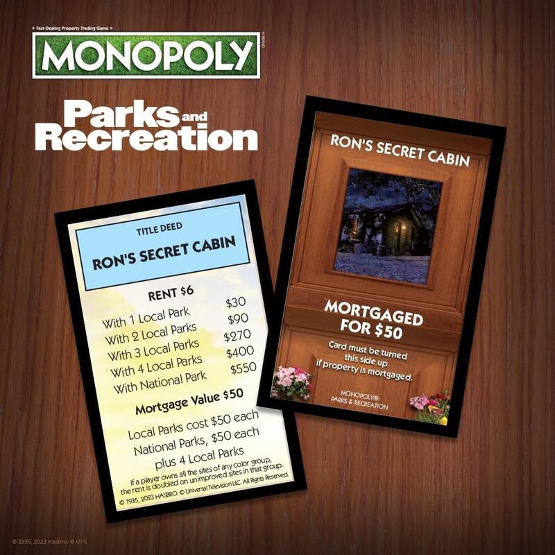 Monopoly Parks and Recreation Edition Board Game, Ages 8+