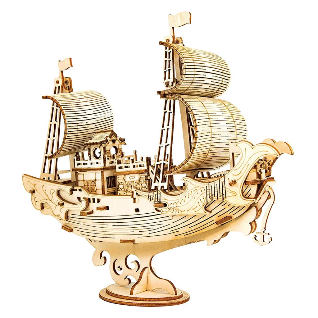 DIY 3D Puzzle - Japanese Diplomatic Ship - 91pcs