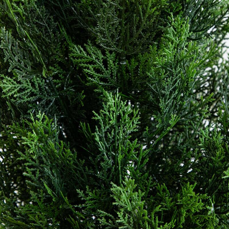 9' UV Resistant Artificial Cedar Pine Tree (Indoor/Outdoor) - Green