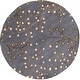 preview thumbnail 80 of 196, Sakura Handmade Transitional Floral Wool Area Rug 6' Round - Slate - Runner/Round