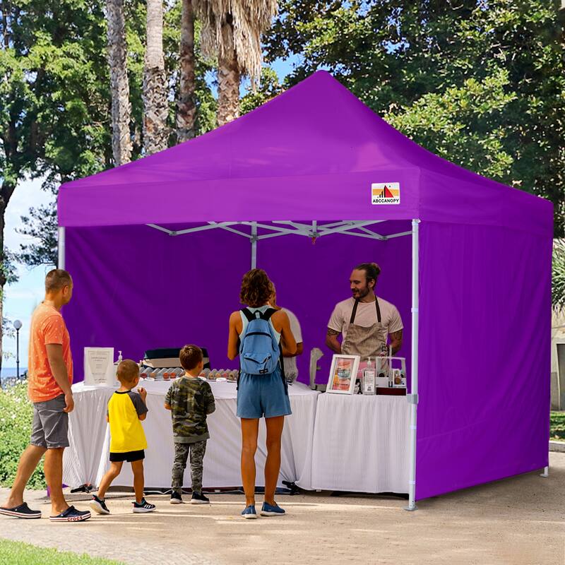 ABCCANOPY Commercial Instant Shade Metal Pop-Up Canopy - 10ftx10ft - Purple