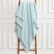 preview thumbnail 8 of 7, Everyday Blanket Collection Bamboo Cotton Blanket Full & Queen - Sky Blue
