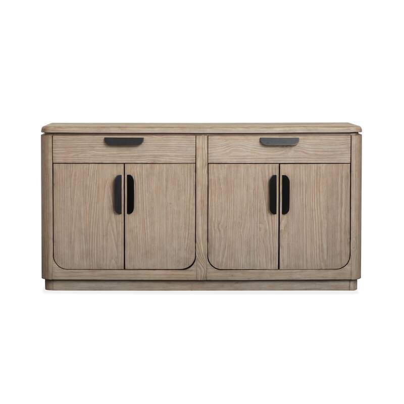 Magnussen Home Braelyn Dorian Grey Server - 70''W x 18''D x 36''H