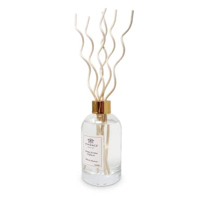 White Flower Scent Clear Reed Diffuser