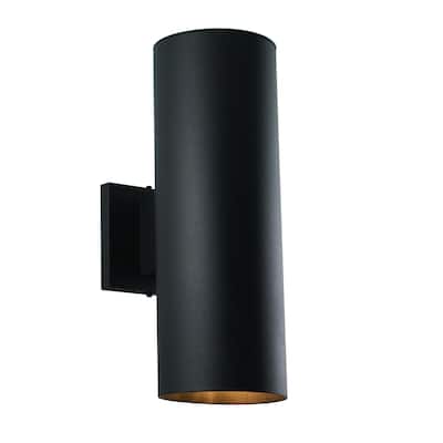 Chiasso Aluminum 2-Light Cylinder Outdoor Wall Lantern