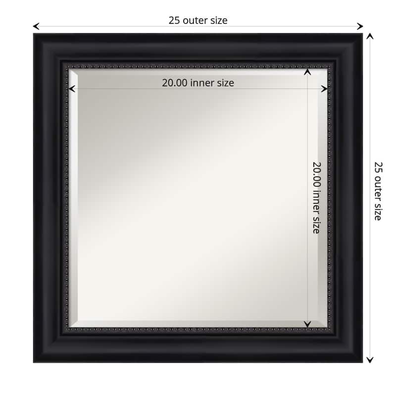 Beveled Bathroom Wall Mirror - Astor Frame