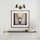 preview thumbnail 8 of 12, Black Gold 2/3-Light Modern Bathroom LED Vanity Light with Cylinder Shades 2-Light