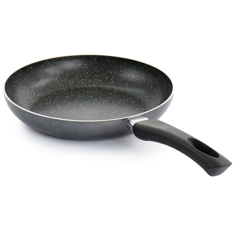 10.2 in. Nonstick Aluminum Frying Pan in Graphite Grey