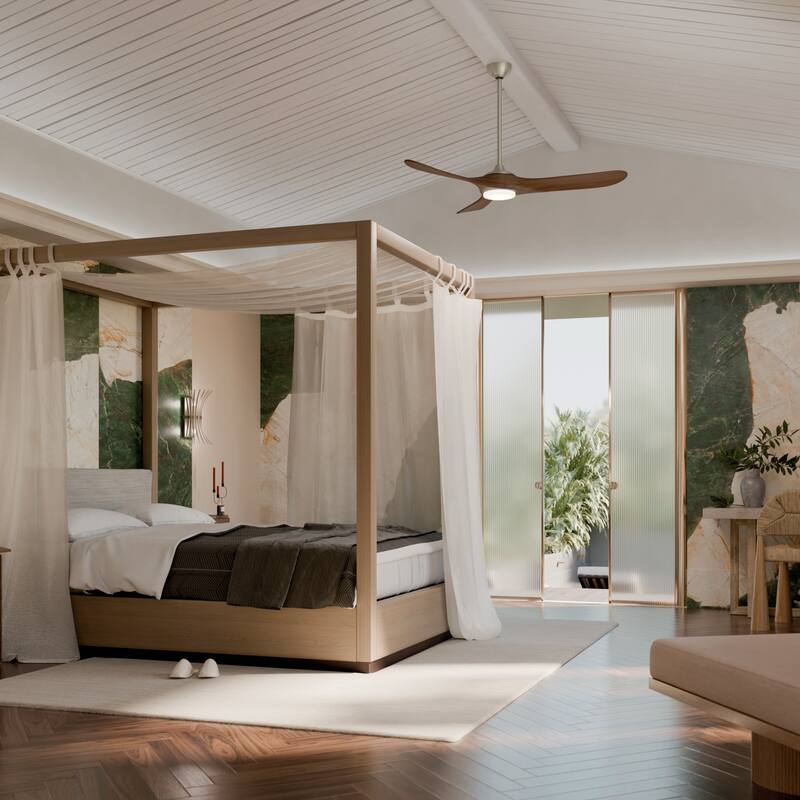 Kichler Lighting Mylo 60 Inch Ceiling Fan with Satin Etch Cased Opal Glass