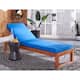Option Natural Wood/Royal Blue
