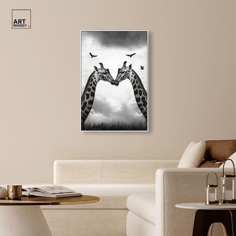 Giants in Love II Canvas by Art Remedy