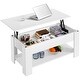preview thumbnail 18 of 34, Yaheetech 38.6" Lift Top Coffee Table with Shelf for Living Room