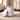 Round Ottoman Elegant Vanity Stool and Footrest for Bedroom, Makeup Desk, or Living Room