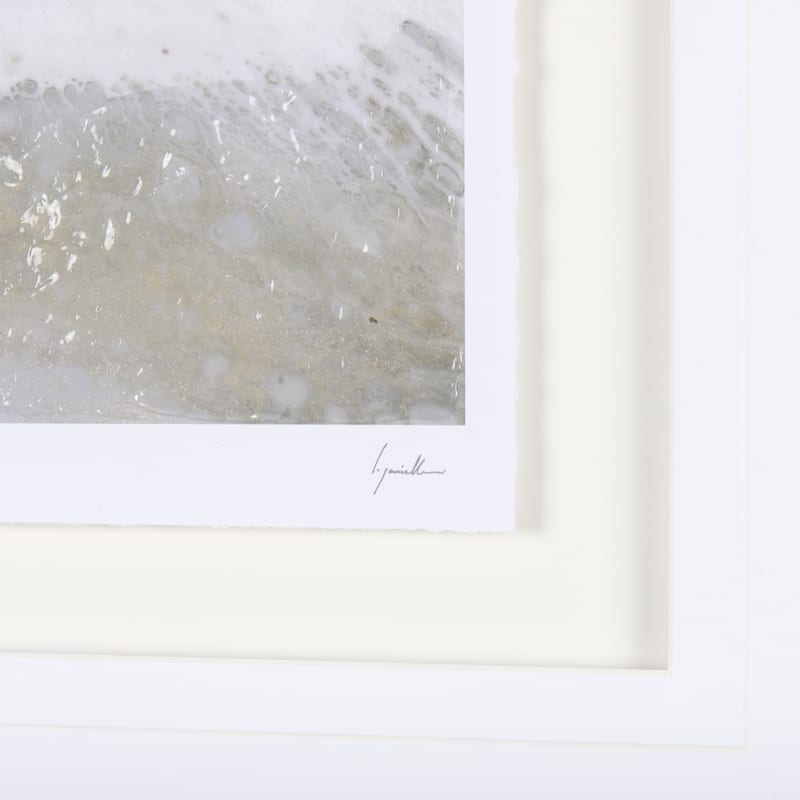 Sandy Waves III Framed Art Print