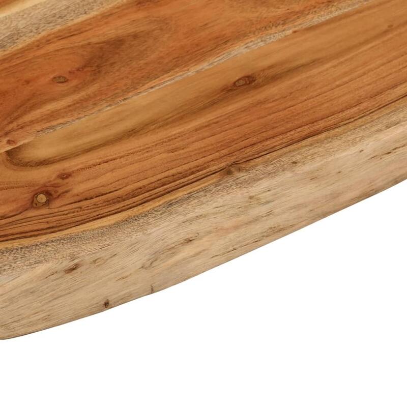 vidaXL Wall Shelf Natural Solid Acacia Wood Durable