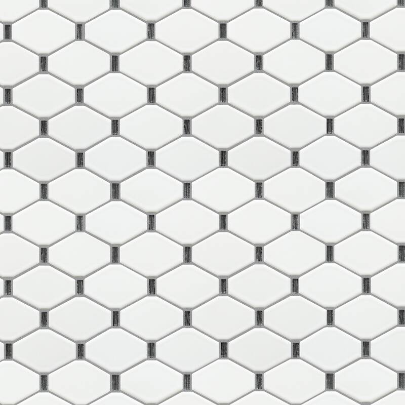 Altair Badajoz Honeycomb Glass Mosaic Floor and Wall Tile