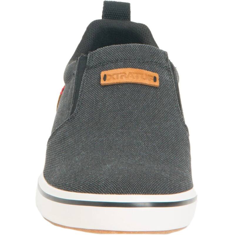 Xtratuf Men's Canvas Sharkbyte Deck Shoe - Black - 9.5