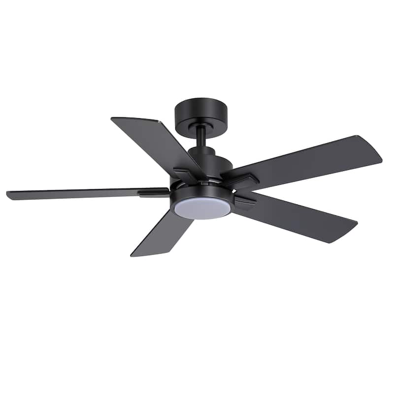 42/48/52/56/60/65-IN LED Ceiling Fan with Light Kit and Remote(5/6/7/8-Blade)