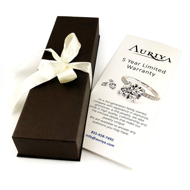 Auriya 3 carat TW Round Diamond Tennis Bracelet 14k Gold