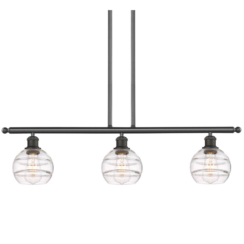 Innovations Lighting 516-3I-9-36 Rochester Pendant Rochester 3 Light - Oil Rubbed Bronze / Clear