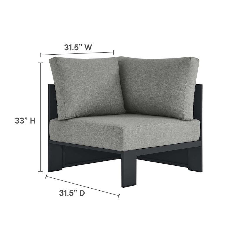 Tahoe Patio Aluminum Modular Corner Chair