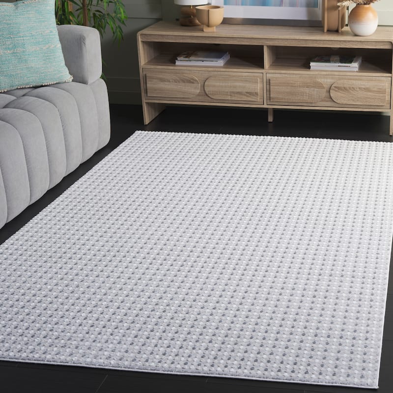 SAFAVIEH Slate Siegberta Rug - Grey/Ivory - 4' x 6'
