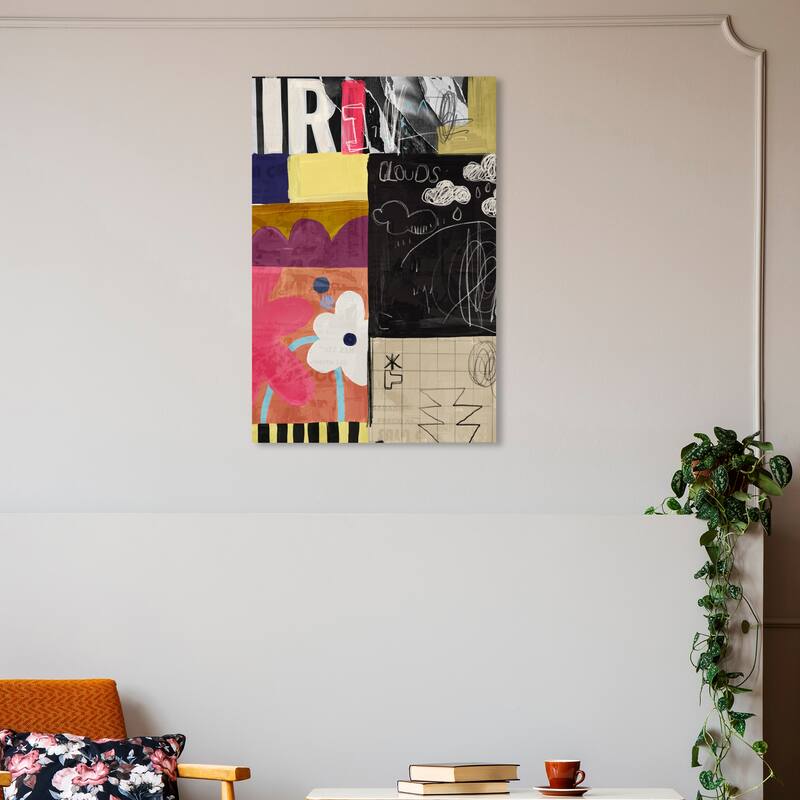 Wynwood Studio Canvas Abstract Rain Purpose Black Modern & Contemporary Wall Art Canvas Print - 20 x 30