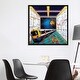 preview thumbnail 11 of 13, iCanvas "Station To Station" by Stefano Pallara Framed|Gold