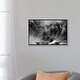 preview thumbnail 9 of 7, iCanvas "Wildebeest Crossing" by Mogens Trolle Framed