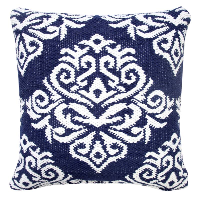 Sevita Traditional Decorative Damask Throw Pillow