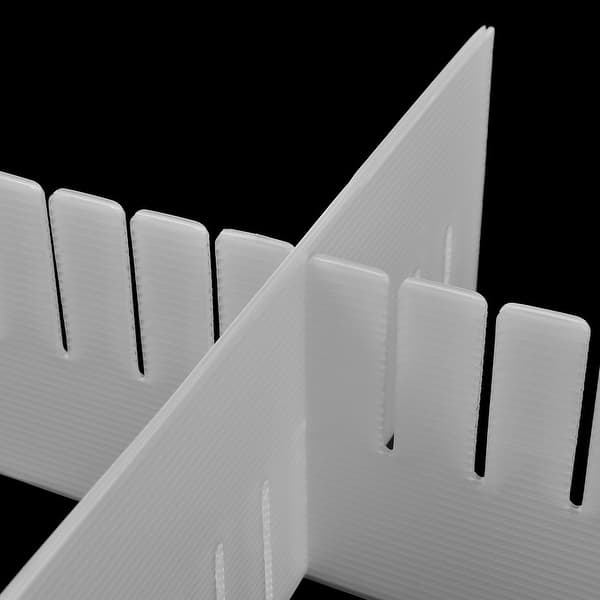 Plastic DIY Grid Drawer Divider Household Necessities Storage 6 Pcs
