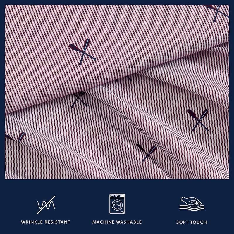 Nautica Printed Soft & Cozy Deep Pocket Sheet Set