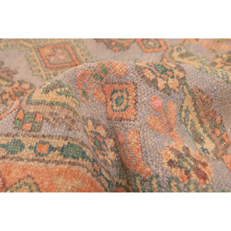 ECARPETGALLERY Hand-knotted Antalya Vintage Grey Wool Rug - 3'3 x 5'4