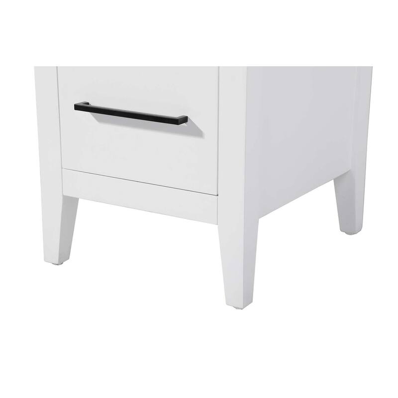 Laura 16-28 Inch Open Shelving Bath Storage Cabinet