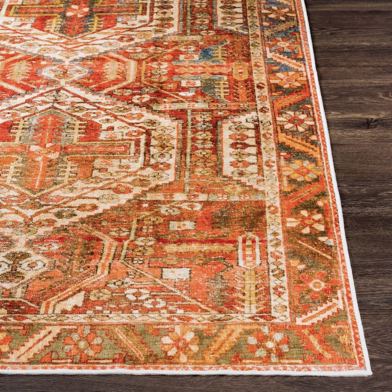 Livabliss Sindri Persian Machine Washable Area Rug