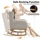 preview thumbnail 61 of 80, HOMYKA 28" Wide Rocking Chair for Nursery